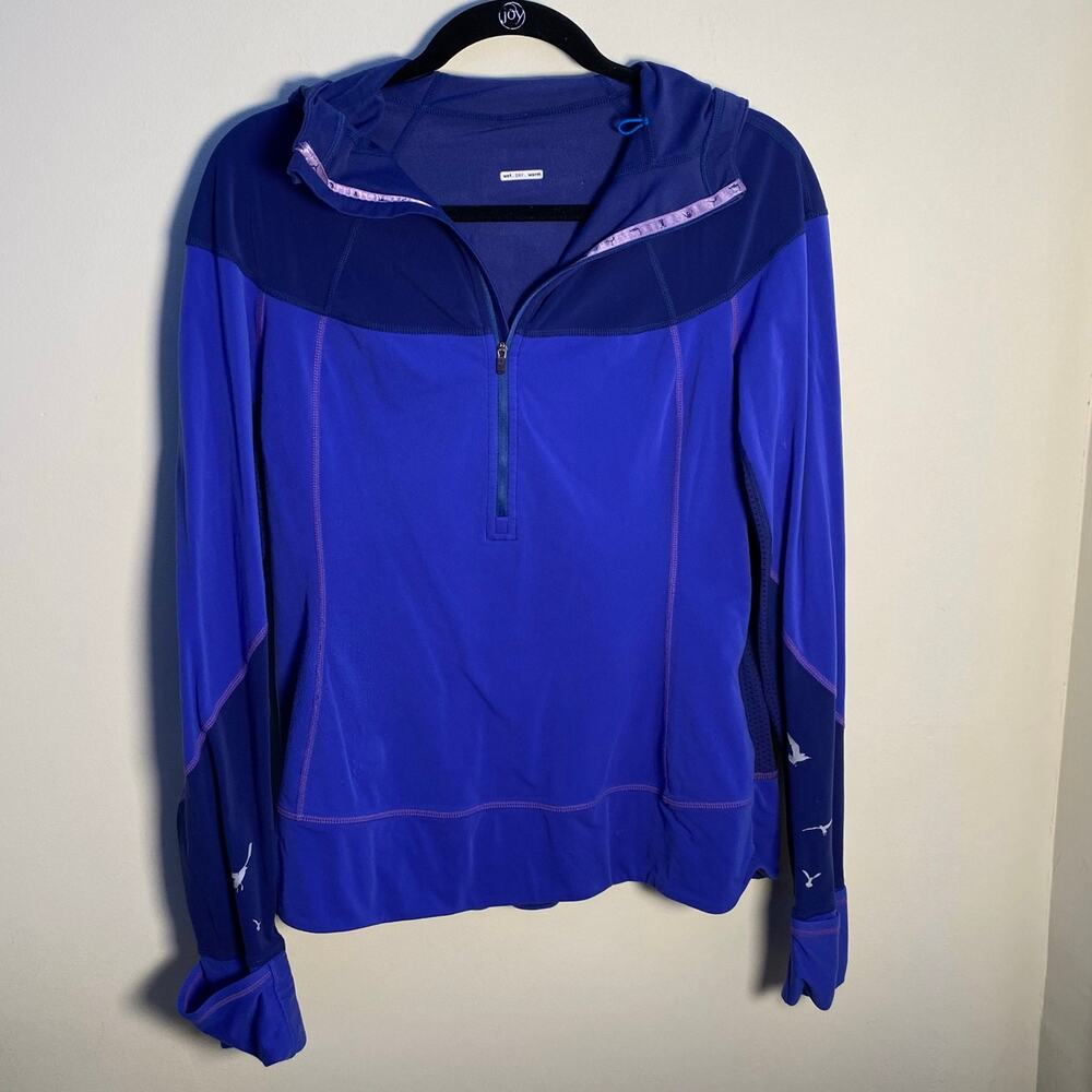 Lululemon 12 Women's Birds  Activewear Workout  1/4 Zip Hoodie